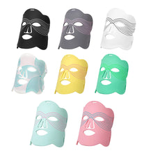 SAIDI Home Use Silicone LED Mask with Red Light Therapy 630nm 830nm Infrared Facial Mask Wearable Device US Plugs Pain Relief