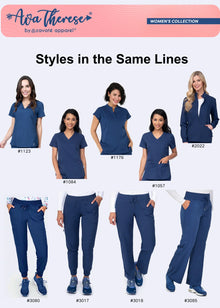 Ava Therese Women's Ava Yoga Pant Medical Uniform - 3018 Regular (Inseam length 31")