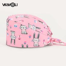 Cartoon Dinosaur series printed hospital surgical cap Reusable Hats  Protection Anti-dust Caps Breathable Caps Cover