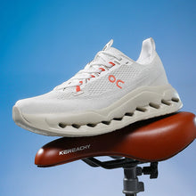 Men's Running Shoes Breathable Mesh Shock Absorption Hollow Out Sole Lightweight Sports Sneakers Non-slip Walking Shoes