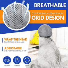 Pet Cat Anti Bite Muzzles Adjustable Breathable Safe Fit Head Cover Mask Cats' Nail Trimming Bath Beauty Grooming Supplies 1pc