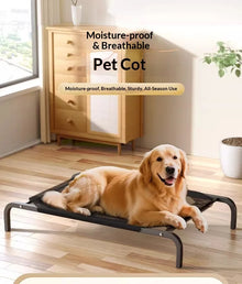 Elevated Dog Cot Portable Cooling Mesh Bed for Large Medium Dogs Summer Raised Pet Crate Outdoor Indoor Washable /Only bed cloth
