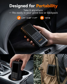 WOLFBOX HF19 Wireless Tire Inflator Pump 150PSI 5800mAh Portable Car Air Compressor Air Pump for Moto Bike Car Tyre Balls