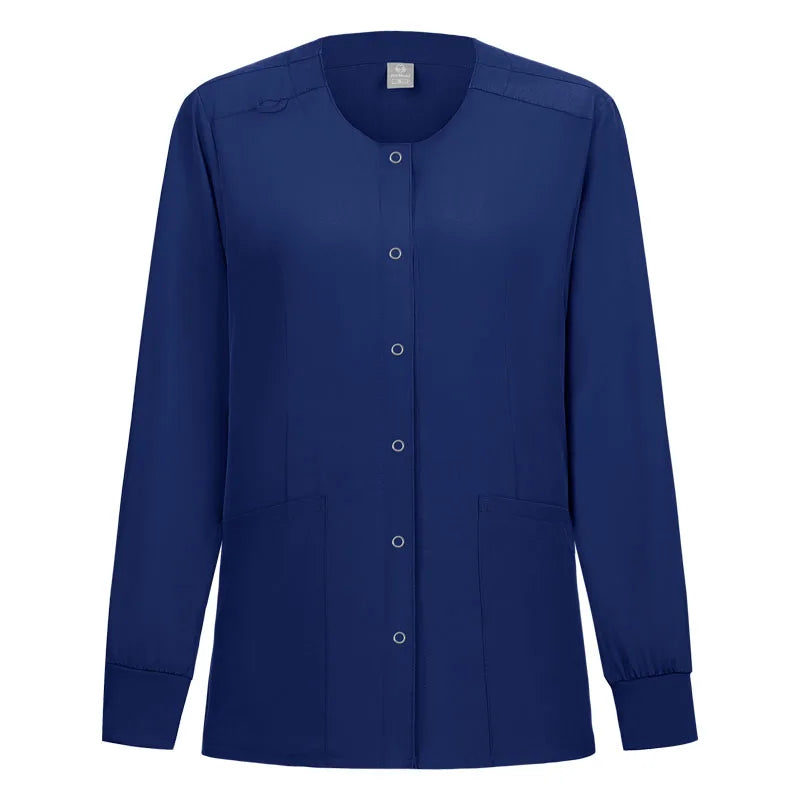 Women Men's Coat Medical Surgical Work Jacket Hospital Uniform Dentist Clinic Outwear Pharmacy Pet Shop Work  Nurse Uniform
