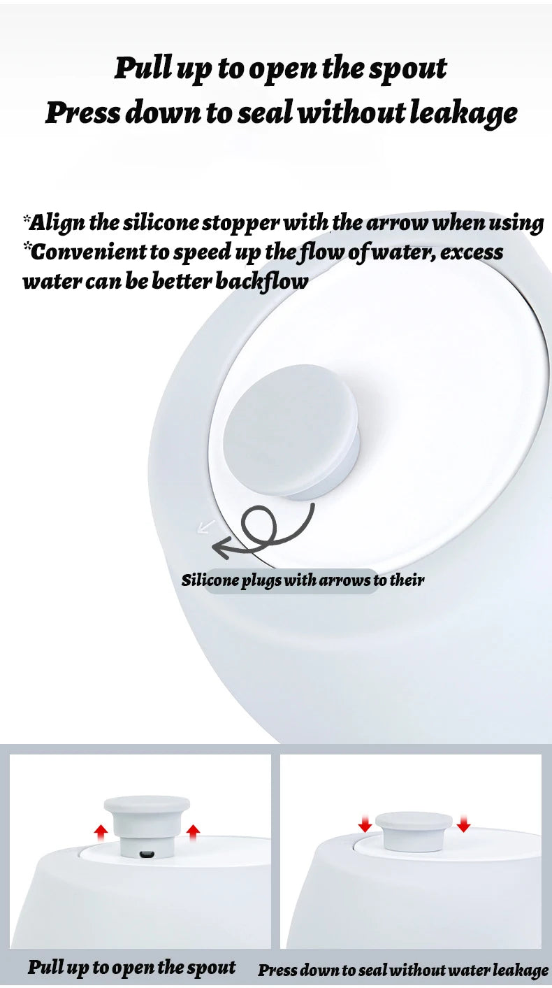 Creative Foldable Pets Water Feeding Bottle Portable Walking Dog Cat Silica Gel Mug Drinking Feeder Dispenser Cup Pet Supplies
