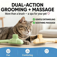 Bestseller Self Cleaning Pet Grooming Brush Dematting Comb Anti Shedding Remove Loose Hair Dog Cat Row Comb Removes