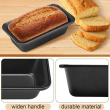 Nonstick Baking Bread Loaf Pan Carbon Steel Toast Bread Pan Tin Kitchen Rectangle Bakeware for Brownies Meatloaf
