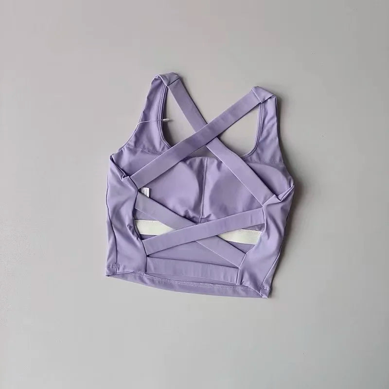 Seamless Sports Bra Women Push Up Breathable Fitness Top