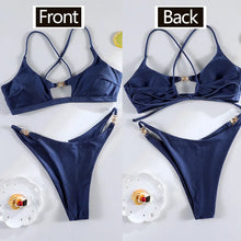 Miyouj Two Piece Push Up Bikini Set High Cut Swimwear 2026