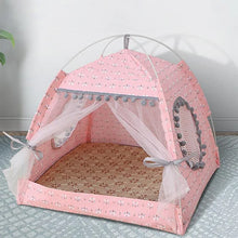 Cat Tent Cute Princess Cat Bed Cat Torn Flower Tent Foldable Cat Tent Four Season Universal Pet Supplies Pet Mosquito Net Winter