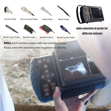 Portable Veterinary Ultrasound Scanner, Vet Pregnancy Check Handheld Ultra Machine, for Pig Sheep Cow Horse Dog Cat Use