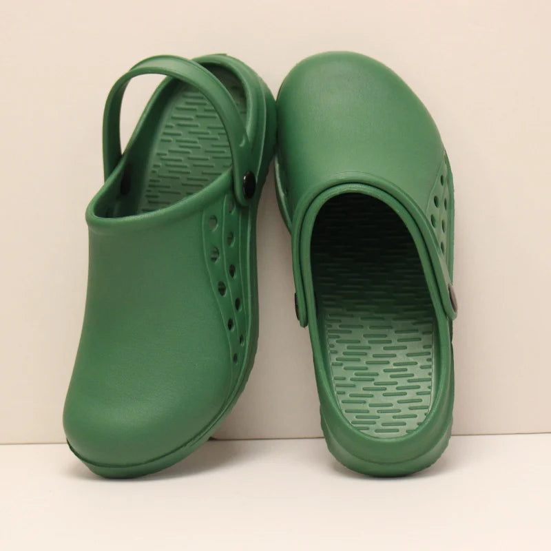 Non-slip Doctor Work Shoes Step-in Medical Clogs Premium Operating Room Shoes EVA Hospital Scrub Clogs Soft Dentist Vet Slippers