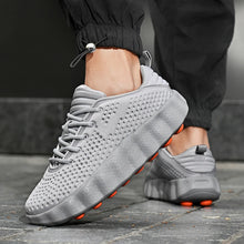 Brand Men Casual Shoes Thick Sole Soft Fashion Sneakers Summer Breathable Male Walking Shoes Zapatillas Hombre 88217 Mens Shoes
