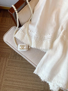 Summer 2025 Women's Embroidered Lace Trim Linen Two-Piece Set Sleeveless Top And Shorts Outfit Elegant And Proper Fashionable