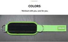 LOOGDEEL Ankle Resistance Strap With Cuffs Hip Lifting Band Exercise Yoga Ankle Strap Set Women Men Leg Support D-Ring Support