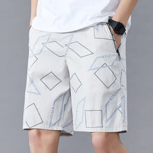 Big Men's Summer Shorts Cotton Knee Pants Golf Plaid Fashion Zipper Pocket Y2K Swim Beach Relaxed Fit Jogger Shorts