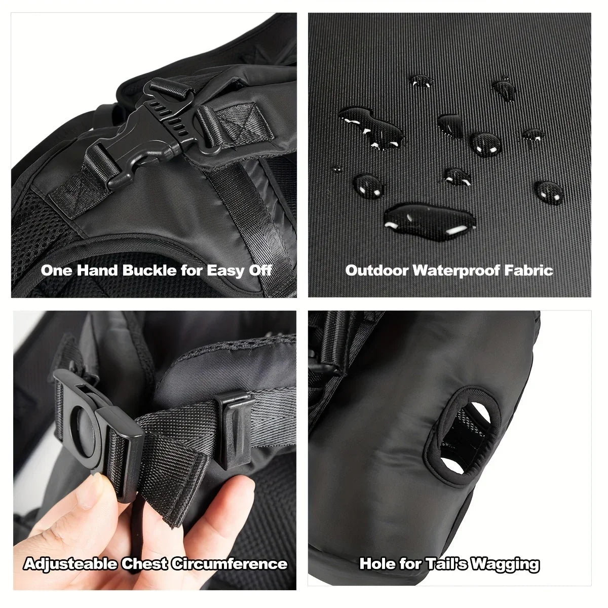 Chest Pet Bag Wrapping Large Dog Backpack, Convenient to Carry when going out, New Product