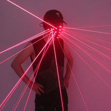 Red Laser Mask Light Up Party Masks Halloween Cosplay Supplies LED Glowing Mask DJ Nightclub Disco Decoration Luminous Mask