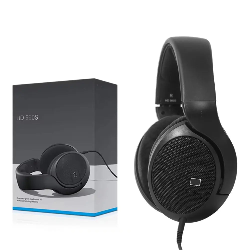 HD 560S Open-Back Over-Ear Studio Monitor Headphones with Neutral Response for Professional Recording Mixing Mastering