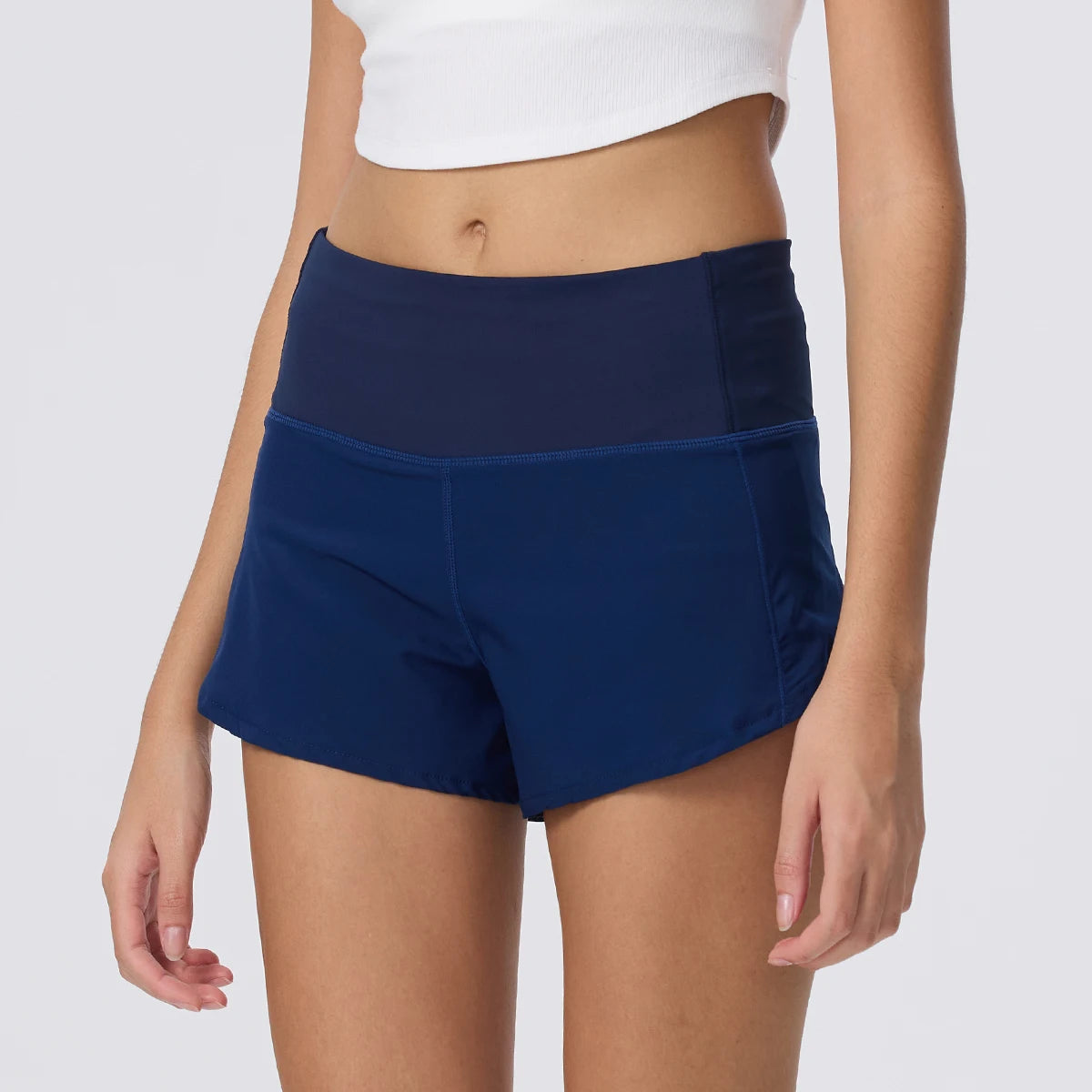 Women's High Waist Running Shorts Moisture Wicking Yoga