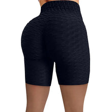 2026 Women's High Waist Bubble Sports Yoga Pants, Hip Lifting Slimming Elastic Five Point Shorts Outdoor Casual Shorts
