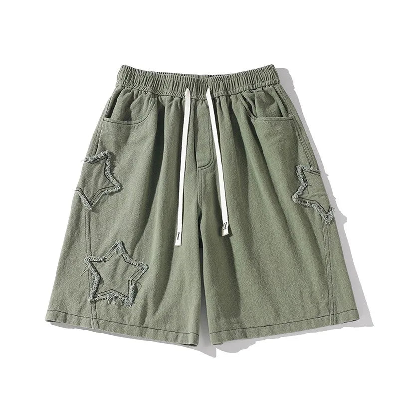 2026 Summer Shorts Men Loose spodenki meskie Vintage Denim Basic SimpleHot Sale High Waist Leisure Ulzzang Streetwear Short