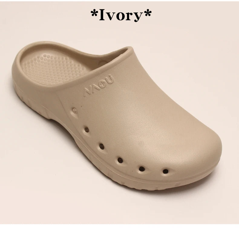 Doctor Scrub Clogs Light Nurse Slippers Medical Shoes Non-slip Dentist Surgical Shoes Soft Pet Hospital Scrub Clogs X09-05