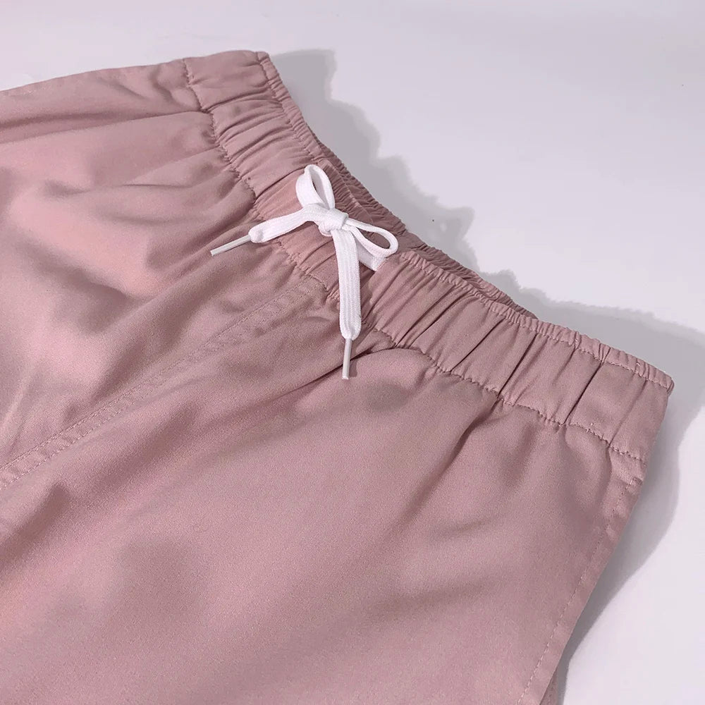 High-quality Thickened New Slim Operating Room Medical Uniform Set Short-sleeved Nurse Nursing Accessories Surgical Gown XS-XXL
