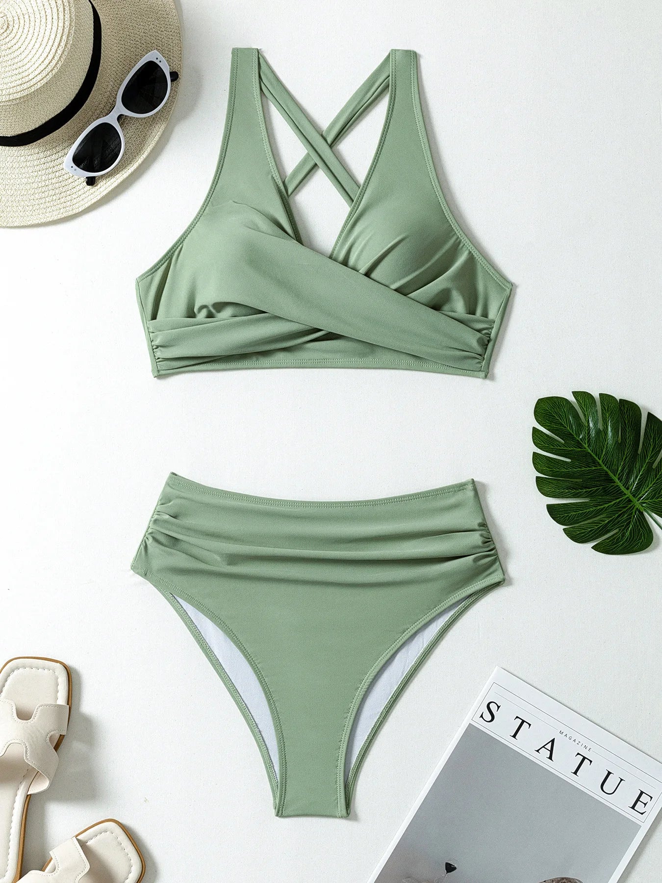 New Sexy Bikinis 2026 Swimsuits Women's Swimwear Push Up Female Beach Swim Wear Bathing Suits High Waist Bikini Set Pool Bather