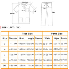 Solid Color Long Sleeve Suit Unisex Lab Spa Nursing Workwear Slim Medical Scrub Uniform Nurse Doctor Surgical Gown Wholesale
