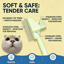 Bestseller Self Cleaning Pet Grooming Brush Dematting Comb Anti Shedding Remove Loose Hair Dog Cat Row Comb Removes