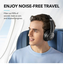 Original Soundcore Q20i Wireless Bluetooth Over-Ear Headphones with Hybrid Active Noise Cancelling Dual Device Connect And MIC