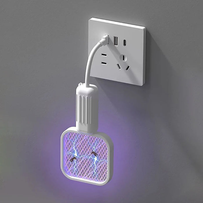 Household Usb Purple Light Mosquito Killer Lamp Electric Mosquito Swatter Trap And Kill Mosquitoes Outdoor Picnic Portable Car