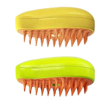 Cat Dog Pet Spray Massage Brush 3 in 1 One Button Steam Spray Folding Rotatable Floating Hair Bath Hair Removal Brush Comb