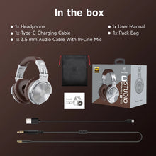 Oneodio Upgrade Pro C Wireless Bluetooth 5.2 Headphones Over Ear Type C Sport Bluetooth Headset With Mic Hi-Res Audio 110Hrs