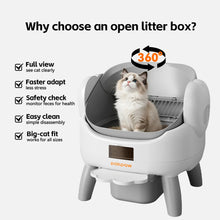 Pokpaw CL23 Automatic Cat Litter Box App 72L Large Capacity with Kitten Mode – Quiet Smart Litter Box Travel Cat Toilet Supplies