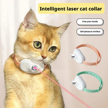 Smart Laser Cat-teasing Collar Laser Rechargeable Auto Infrared Interactive Pet Kitten Toys for Relieve Anxiety Pet Supplies