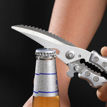Sharp Kitchen Scissor Chicken Bone Shears Barbecue Steak Meat Vegetable Fish Cleaver Shear Can Open Bottle Chicken Bone Scissors