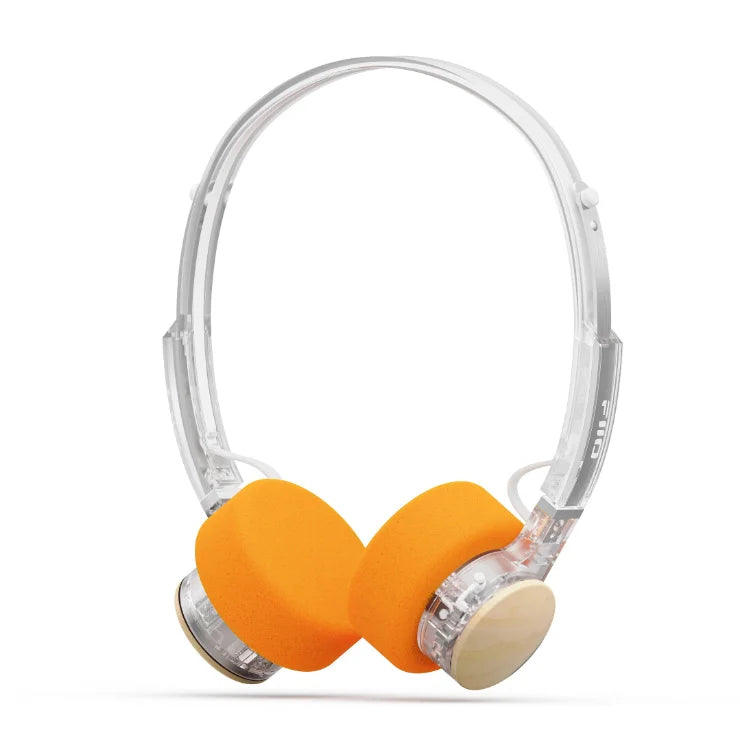 In Stock FiiO EH11 Retro Wireless Headphones Small HIFI Over-Ear Design Headset Lightweight Mechanical Shell Bluetooth Headphone