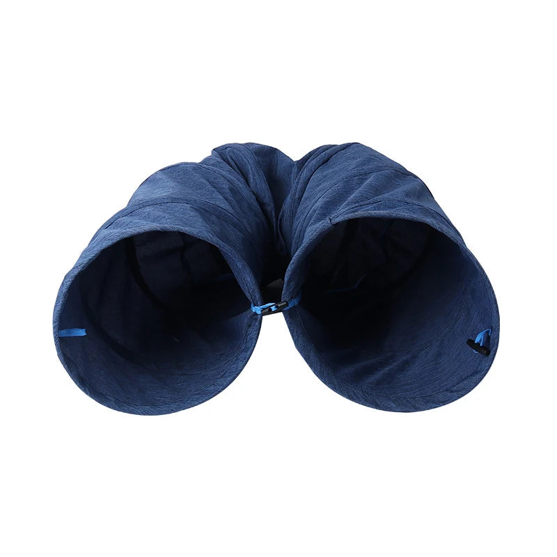 New Foldable Indoor Cat Tunnel Scratch Resistant Soft Cushion Pillow Set Cat Toys Interactive Hide Seek Game Tunnel Pet Supplies