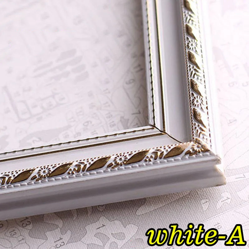 Customized Large size Frame European Style Diy Outer Frame For Diamond Painting PS Foam Frame  Wall Art Home Decoration