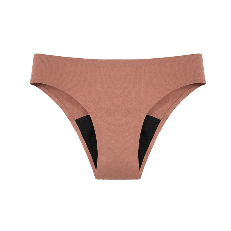1Pcs Menstrual Briefs For Women Period Cycle Underwear Viscose Bamboo Cotton Panties 4-Layer Absorbent Leakproof Lady Lingerie