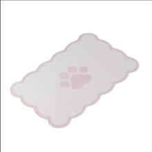 Pet Feeding Mat Absorbent Anti-Slip Dog Bowl Mat Diatomaceous Earth Pet Mats for Water and Food Bowl