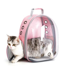 Pet carrying bag space  Space capsule dual-shoulder backpack  Breathable transparent backpack  Cat and dog transportation bag