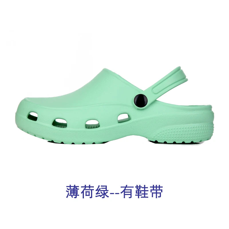 Medical Scrub Clogs Nurse Garden Shoes Arch Support House Slippers Sandals Breathable Slip On Indoor Outdoor Doctor Clogs X03