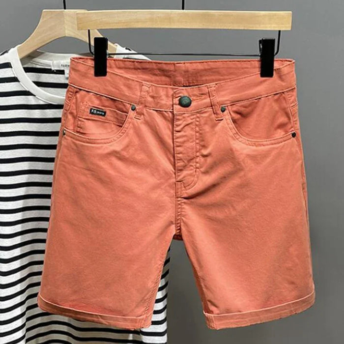Summer plus size shorts men's loose oversized breeches middle pants thin section stretch men cotton casual shorts 42 44 46