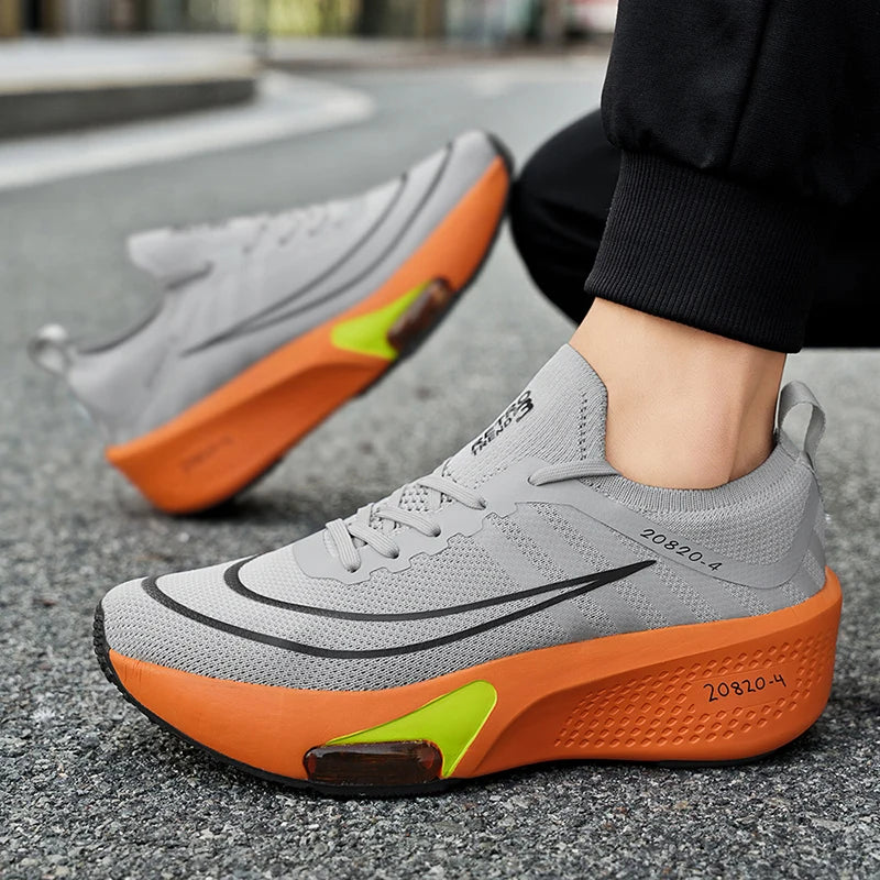 New Summer Men Casual Shoes Breathable Mesh Shoes Outdoor Footwear Anti-Slip Male Walking Training Sneakers Treking Footwear
