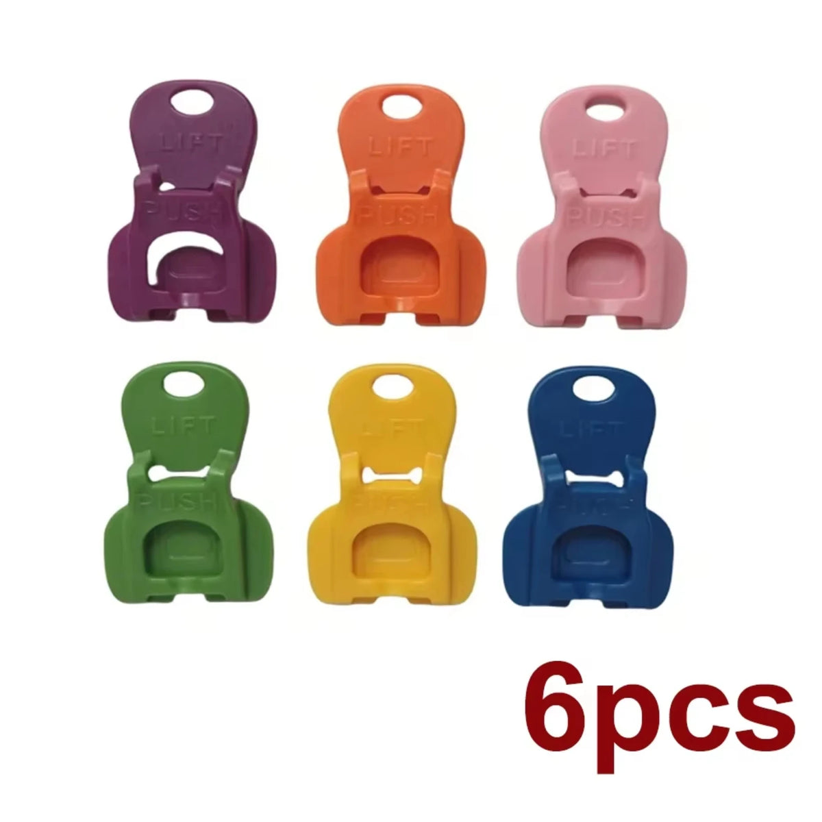 Ouvre-boîte coloré 6/12/18 pièces avec couvercle de protection, ouvre-boîte à languette en plastique, ouvre-boîte facile réutilisable, ustensile de cuisine