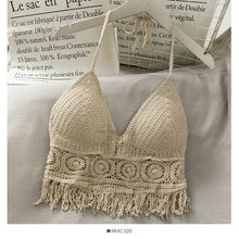 Crop Tops Retro Wild Hollow Perspective Tassel Sexy