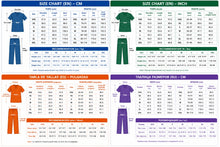 KUNGFU SCRUBS Women Nurse Scrubs Medical Uniform Top Antibacterial Soft Wrinkle-resistant Waterproof T-shirt Pencil Pants
